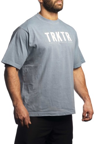 Camiseta The Traktor Oversize Azul... Camiseta The Traktor Oversize Azul...