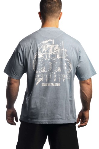 Camiseta The Traktor Oversize Azul... Camiseta The Traktor Oversize Azul...