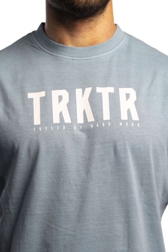 Camiseta The Traktor Oversize Azul... Camiseta The Traktor Oversize Azul...