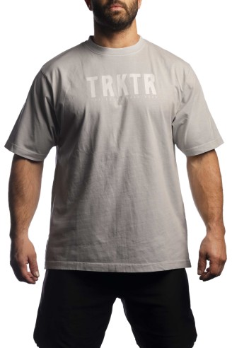 Camiseta The Traktor Oversize Gris Hombre