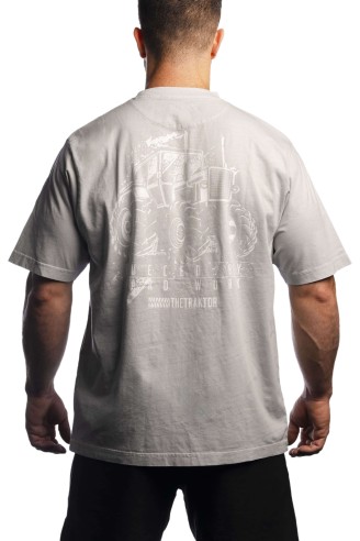 Camiseta The Traktor Oversize Gris... Camiseta The Traktor Oversize Gris...