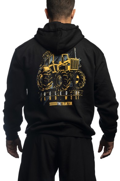 Hoodie The Traktor Negro Hombre