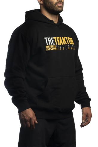 Hoodie The Traktor Negro Hombre